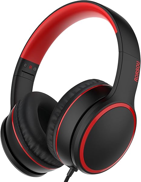 RORSOU R10 Wired Headphones with Microphone